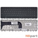 Клавиатура для HP Pavilion m6-1000 черная с черной рамкой