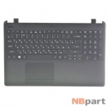 Клавиатура для Acer Aspire E1-522 черная (Топкейс черный)
