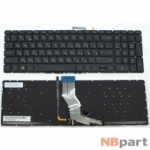 Клавиатура для HP Pavilion 15-ab черная с подсветкой