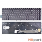 Клавиатура для Dell Inspiron 15 Gaming 7566 (P65F) черная без рамки