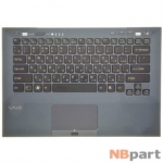 Клавиатура для Sony VAIO VPCSB1Z9R/B (Топкейс темно-синий)