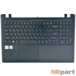 Клавиатура для Acer Aspire V5-551G черная с подсветкой (Топкейс черный)