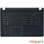 Клавиатура для Acer Aspire V5-552 черная с подсветкой (Топкейс черный)