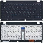 Клавиатура для Asus EEE PC 1215 черная с черной рамкой