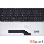 Клавиатура для Asus K50 черная с черной рамкой