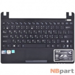 Клавиатура для Asus Eee PC X101 черная (Топкейс черный)