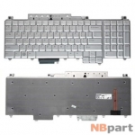 Клавиатура для Dell Inspiron 1721 (PP22X) серебристая с подсветкой