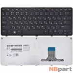 Клавиатура для Dell Inspiron Mini Duo (1090) черная с черной рамкой