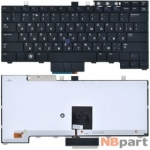 Клавиатура для Dell Latitude E5410 черная с подсветкой (Управление мышью)