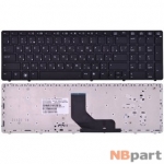 Клавиатура для HP EliteBook 8560p черная с черной рамкой