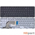 Клавиатура для HP Pavilion 15-e черная с черной рамкой