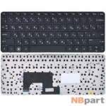 Клавиатура для HP Mini 110-3500 черная с черной рамкой