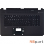 Клавиатура для HP Pavilion 17-f черная (Топкейс черный)