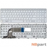 Клавиатура для HP Pavilion 15-e белая с белой рамкой