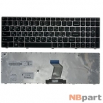Клавиатура для Lenovo B590 черная с серой рамкой