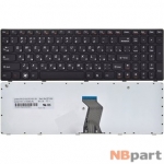 Клавиатура для Lenovo G570 черная с черной рамкой