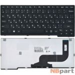 Клавиатура для Lenovo IdeaPad S210 черная с черной рамкой