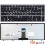 Клавиатура для Lenovo G400 черная с черной рамкой