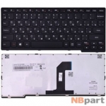 Клавиатура для Lenovo IdeaPad Yoga 11 черная с черной рамкой