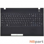 Клавиатура для Samsung NP300V5A черная с черной рамкой (Топкейс черный)