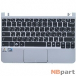 Клавиатура для Samsung NC110 черная (Топкейс серебристый)