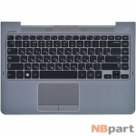 Клавиатура для Samsung NP535U4C черная (Топкейс серый)