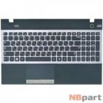 Клавиатура для Samsung NP305V5A черная с серой рамкой (Топкейс черный)
