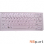 Клавиатура для Sony VAIO VGN-CS розовая с розовой рамкой