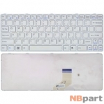Клавиатура для Sony VAIO SVE11 белая с белой рамкой