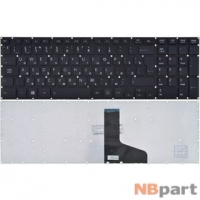 Клавиатура для Toshiba Satellite P55 черная без рамки (Вертикальный Enter)