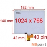Дисплей 8.0 / шлейф 40 pin 1024x768 (140x182mm) 3mm / HL080NA-04C