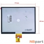 Дисплей 8.0 / шлейф 40 pin 1024x768 (135x174mm) 3mm / HJ080IA-01E