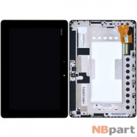 Модуль (дисплей + тачскрин) для ASUS MeMO Pad Smart 10 (ME301) K001 черный с рамкой 5280N FPC-1