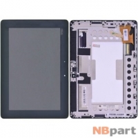 Модуль (дисплей + тачскрин) для ASUS MeMO Pad Smart 10 (ME301) K001 черный с рамкой 69.10I27.T01