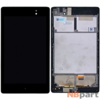 Модуль (дисплей + тачскрин) для ASUS Google Nexus 7 FHD 2013 (ME571KL) k009 LTE черный с рамкой под 3G 5337L FPC-2