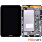 Модуль (дисплей + тачскрин) для Samsung Galaxy Tab 2 7.0 P3110 (GT-P3110) Wi-Fi черный с рамкой