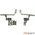 Петли ноутбука для MSI Wind U250 (MS-1244) / MS124X LCD BRACKET