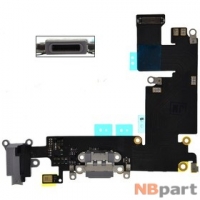 Шлейф / плата Apple iPhone 6 Plus 821-2220-A на системный разъем / серый