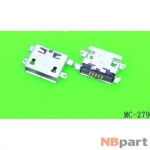 Разъем системный Micro USB - Xiaomi Redmi Note (3G) (оригинал) / MC-279