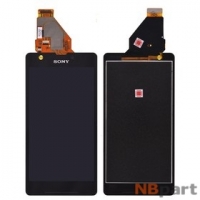Модуль (дисплей + тачскрин) для Sony Xperia ZR (C5502) черный