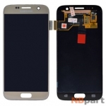 Модуль (дисплей + тачскрин) для Samsung Galaxy S7 (SM-G930FD) золото (оригинал)