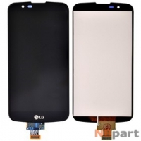 Модуль (дисплей + тачскрин) LG K10 LTE K430ds черный