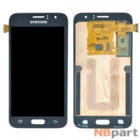 Модуль (дисплей + тачскрин) для Samsung Galaxy J1 (2016) (SM-J120F/DS) черный (оригинал)