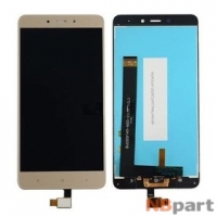 Модуль (дисплей + тачскрин) для Xiaomi Redmi Note 4 золото