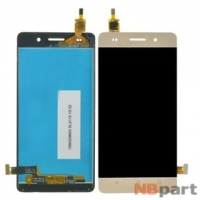 Модуль (дисплей + тачскрин) для Huawei Honor 4C (CHM-U01) золото