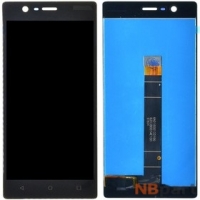 Модуль (дисплей + тачскрин) для Nokia 3 TA-1032 черный