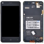 Модуль (дисплей + тачскрин) для DEXP Ixion M545 045DCA26F-V0.4 черный