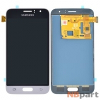 Модуль (дисплей + тачскрин) для Samsung Galaxy J1 (2016) (SM-J120F/DS) белый (оригинал)