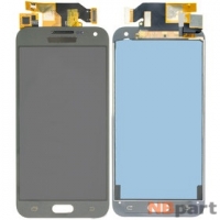 Модуль (дисплей + тачскрин) для Samsung Galaxy E5 (SM-E500H/DS) черный (копия) (регулируемая подсветка)