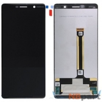 Модуль (дисплей + тачскрин) для Nokia 7 Plus (TA-1046, TA-1055) черный